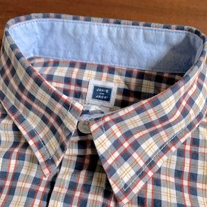 Janie and Jack Boys size 5 plaid shirt